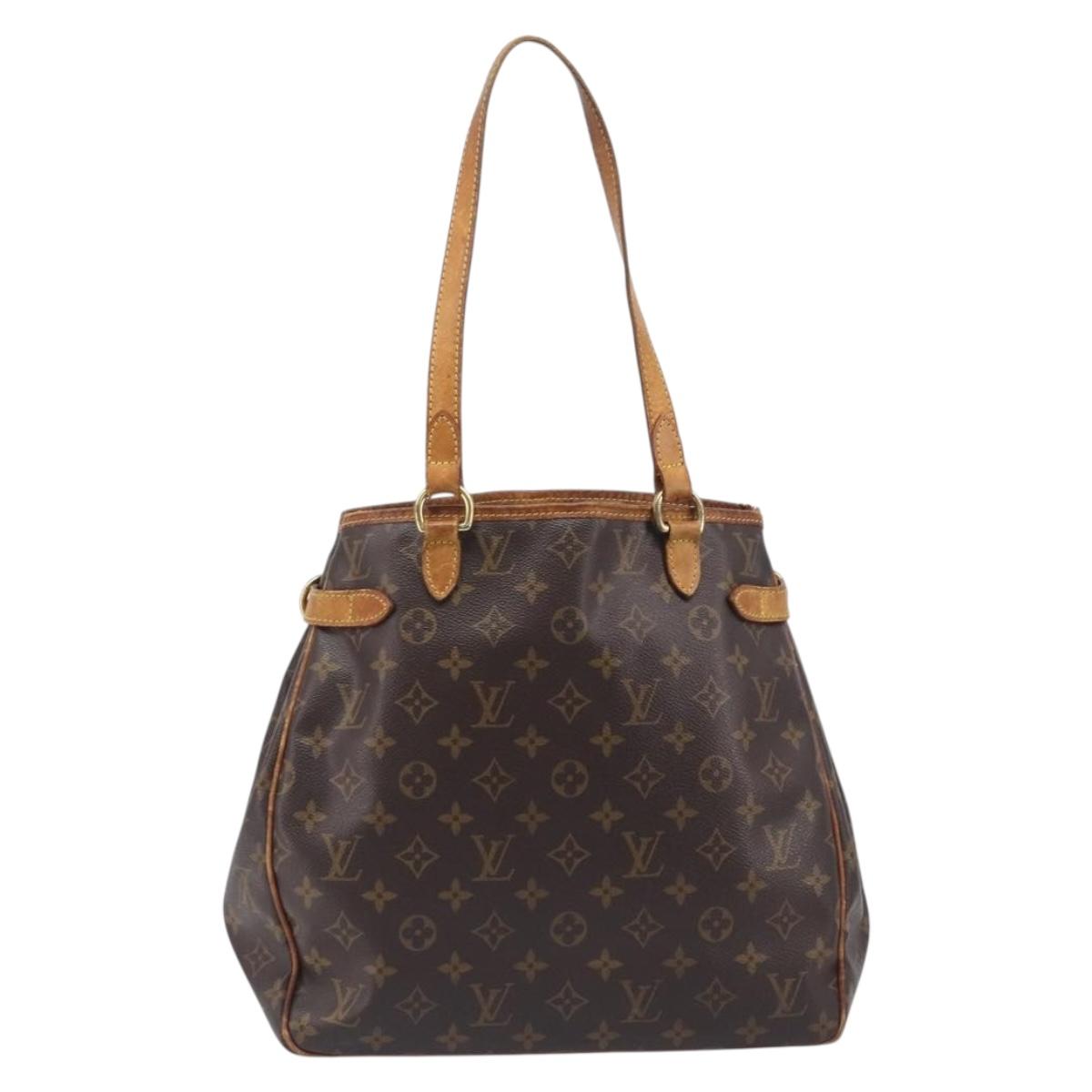 LOUIS VUITTON Monogram Batignolles Vertical Tote Bag M51153 LV Auth 206760