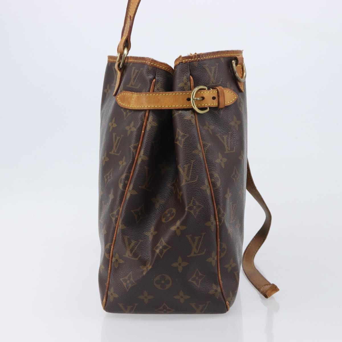 LOUIS VUITTON Monogram Batignolles Vertical Tote Bag M51153 LV Auth 206760