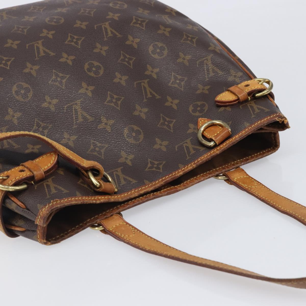 LOUIS VUITTON Monogram Batignolles Vertical Tote Bag M51153 LV Auth 206760