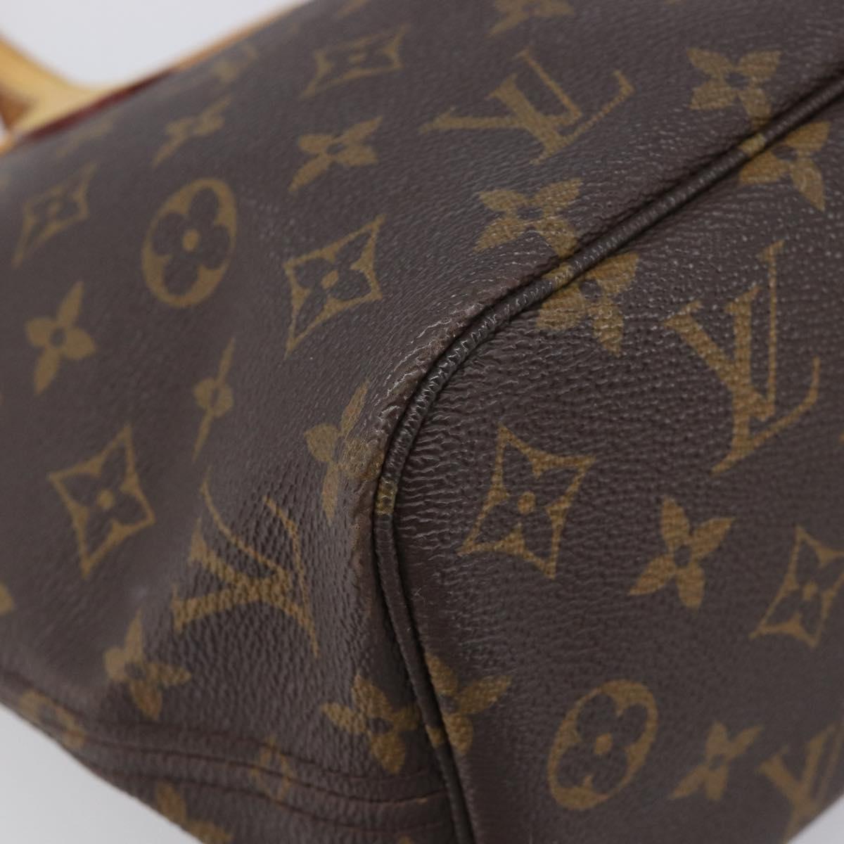 LOUIS VUITTON Monogram Neverfull PM Tote Bag M40155 LV Auth 206763A