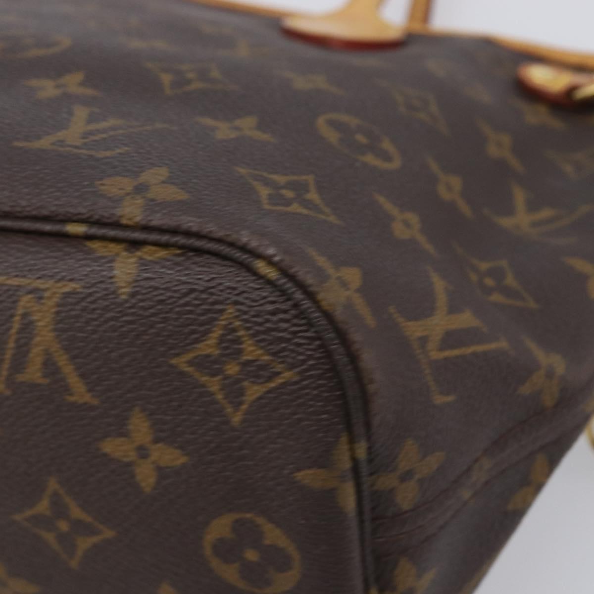 LOUIS VUITTON Monogram Neverfull PM Tote Bag M40155 LV Auth 206763A