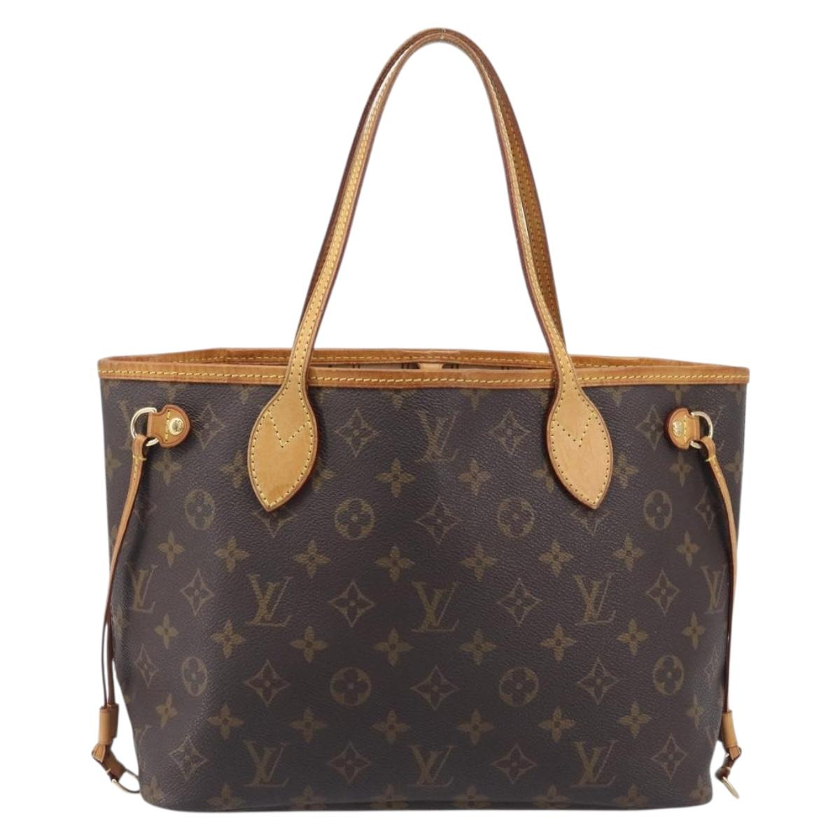 LOUIS VUITTON Monogram Neverfull PM Tote Bag M40155 LV Auth 206763A