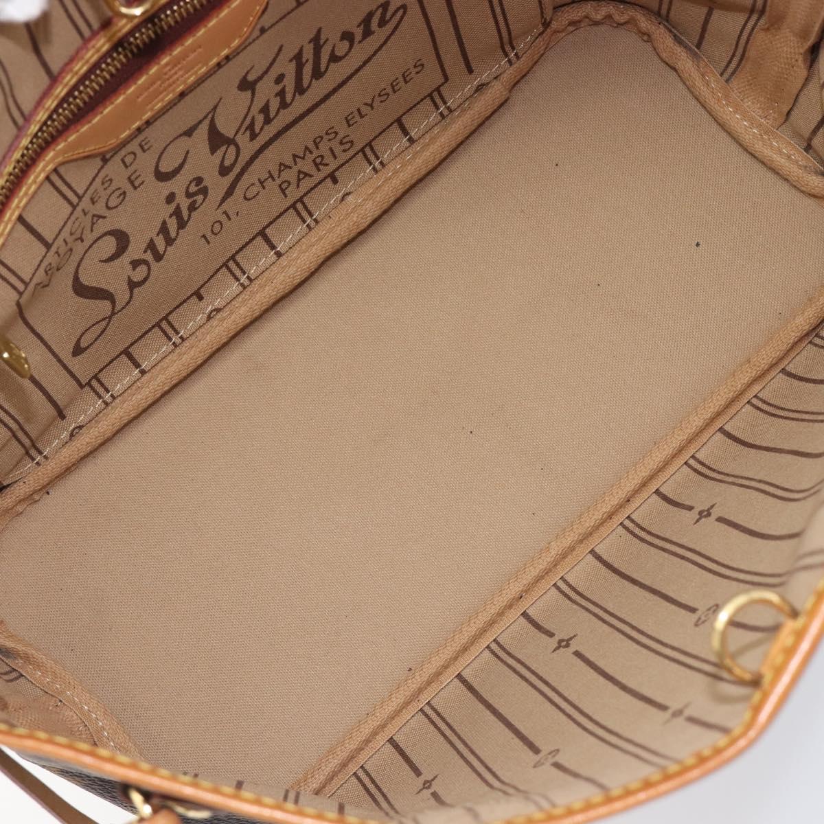 LOUIS VUITTON Monogram Neverfull PM Tote Bag M40155 LV Auth 206763A