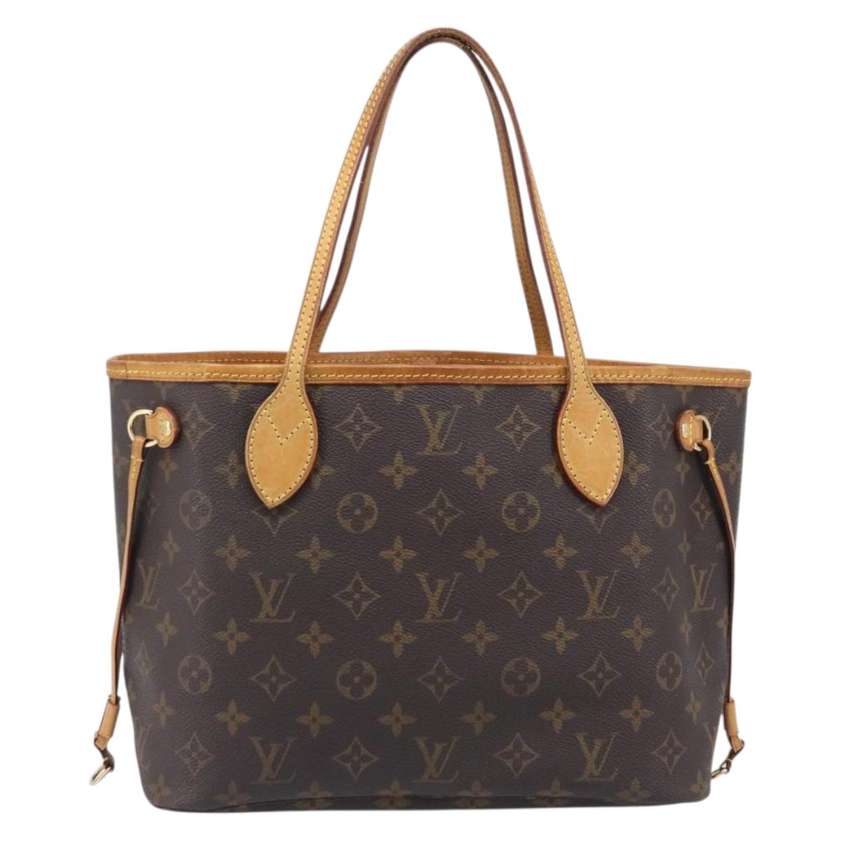 LOUIS VUITTON Monogram Neverfull PM Tote Bag M40155 LV Auth 206763A