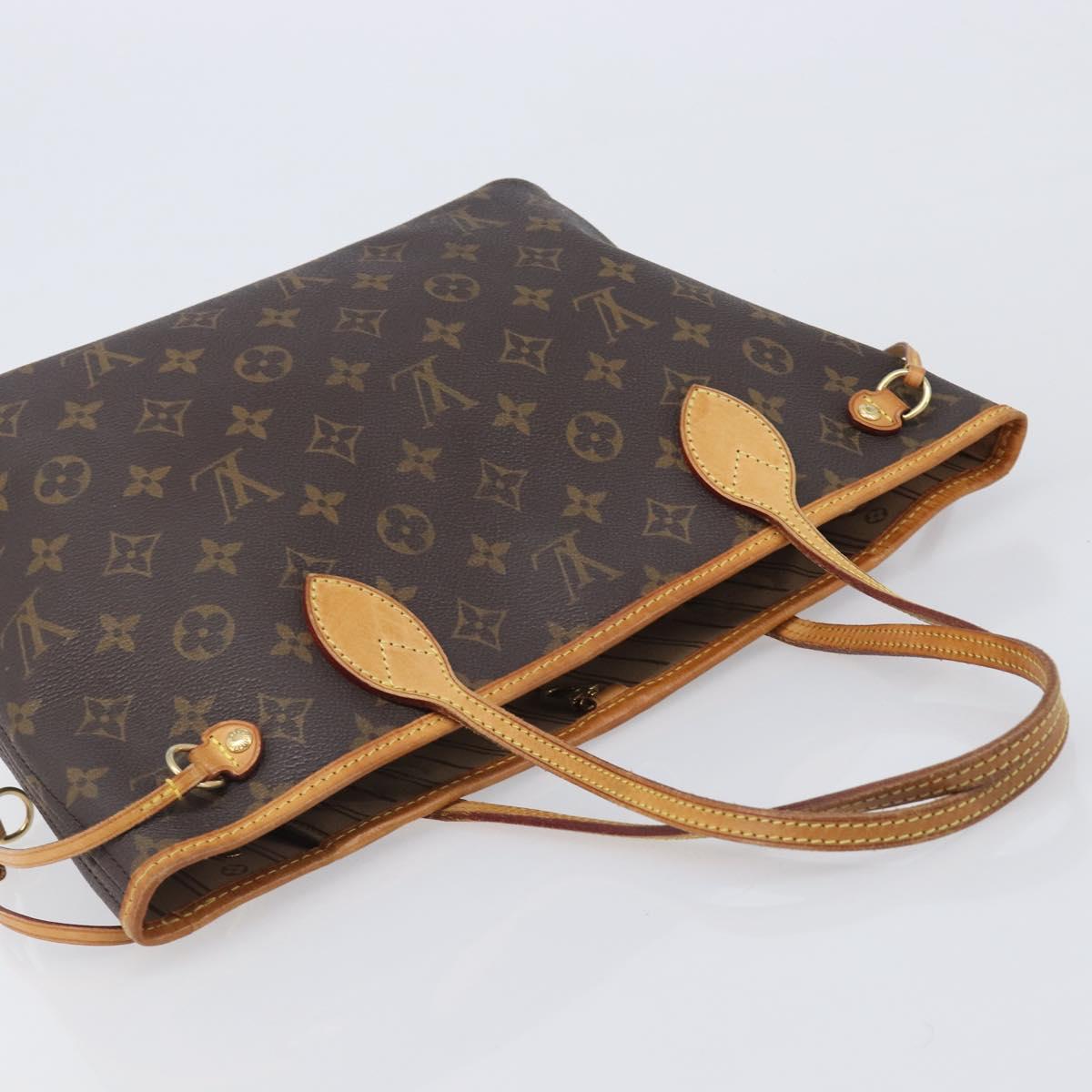 LOUIS VUITTON Monogram Neverfull PM Tote Bag M40155 LV Auth 206763A