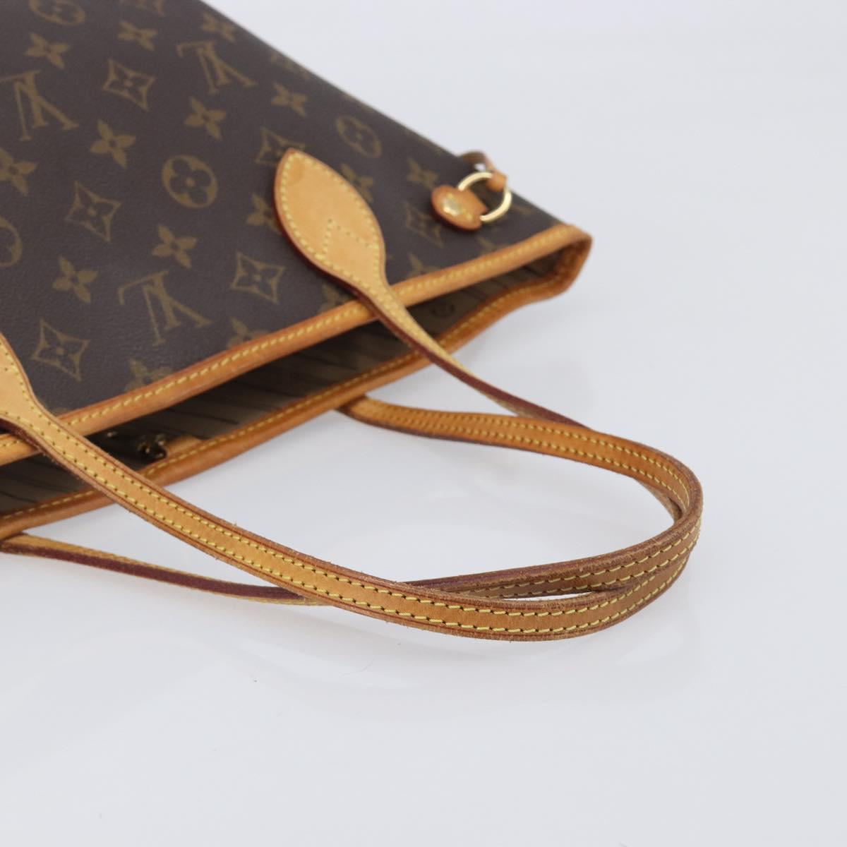 LOUIS VUITTON Monogram Neverfull PM Tote Bag M40155 LV Auth 206763A