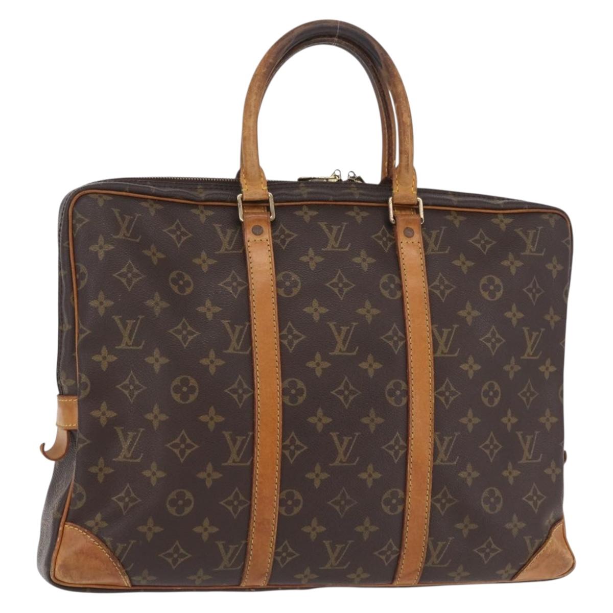 LOUIS VUITTON Monogram Porte Documents Voyage Business Bag M53361 LV Auth 206764