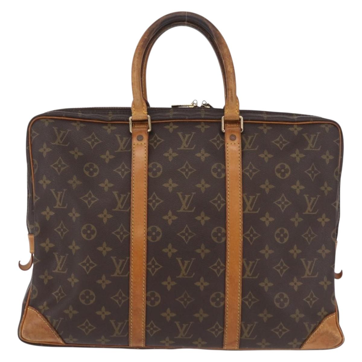 LOUIS VUITTON Monogram Porte Documents Voyage Business Bag M53361 LV Auth 206764