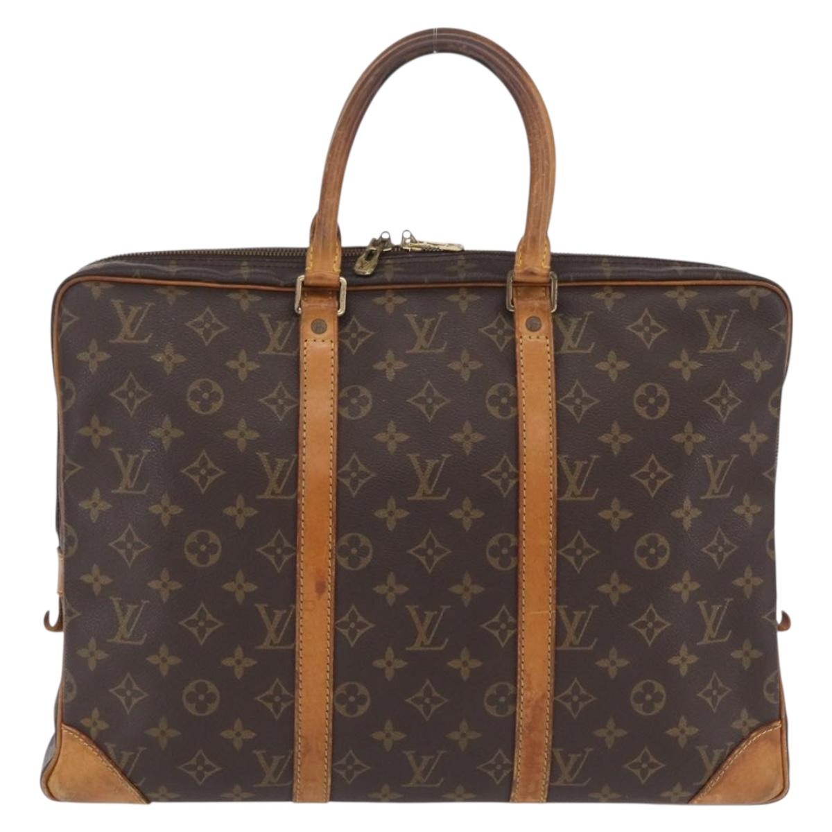 LOUIS VUITTON Monogram Porte Documents Voyage Business Bag M53361 LV Auth 206764