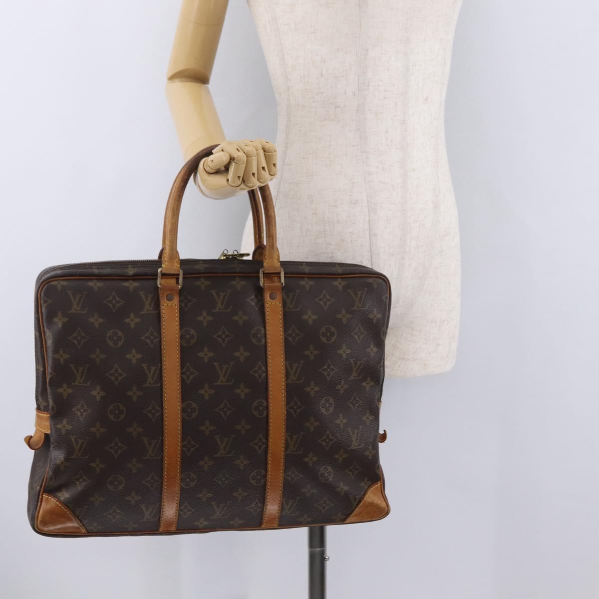 LOUIS VUITTON Monogram Porte Documents Voyage Business Bag M53361 LV Auth 206764