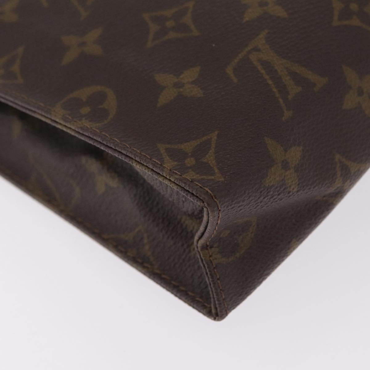 LOUIS VUITTON Monogram Poche Toilette 26 Pouch M47542 LV Auth 206769