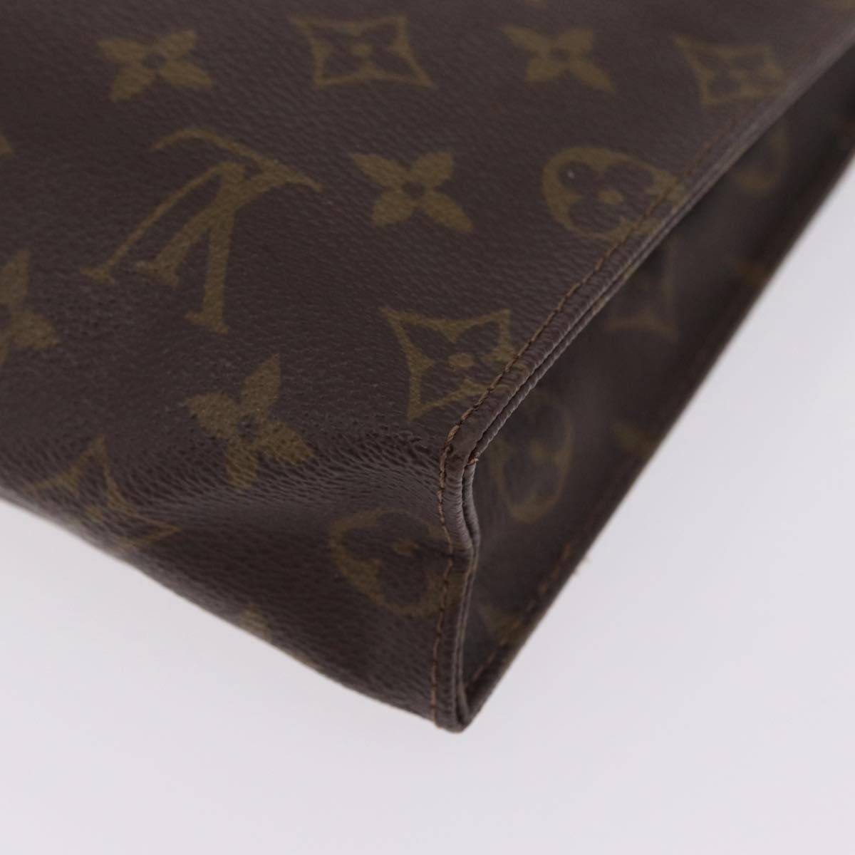 LOUIS VUITTON Monogram Poche Toilette 26 Pouch M47542 LV Auth 206769