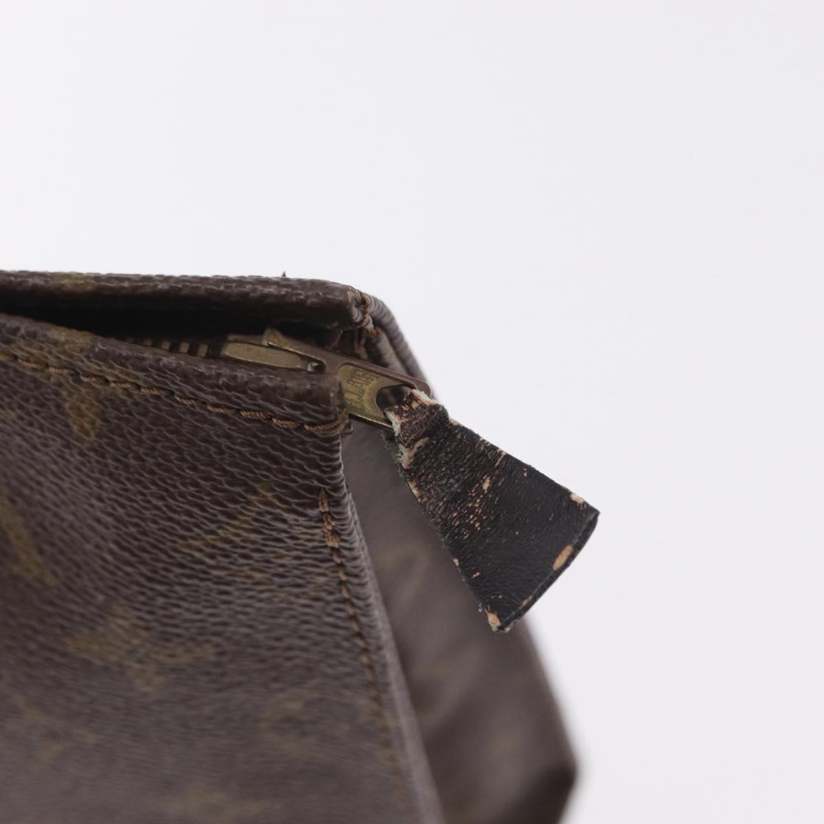 LOUIS VUITTON Monogram Poche Toilette 26 Pouch M47542 LV Auth 206769