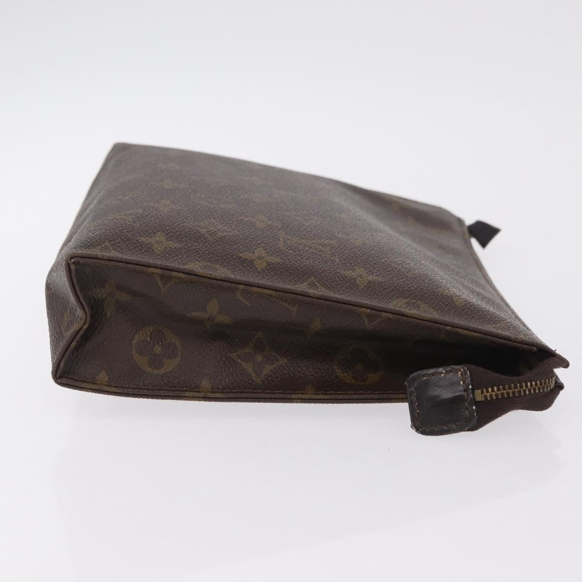 LOUIS VUITTON Monogram Poche Toilette 26 Pouch M47542 LV Auth 206769