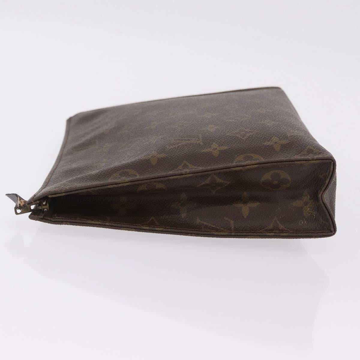 LOUIS VUITTON Monogram Poche Toilette 26 Pouch M47542 LV Auth 206769