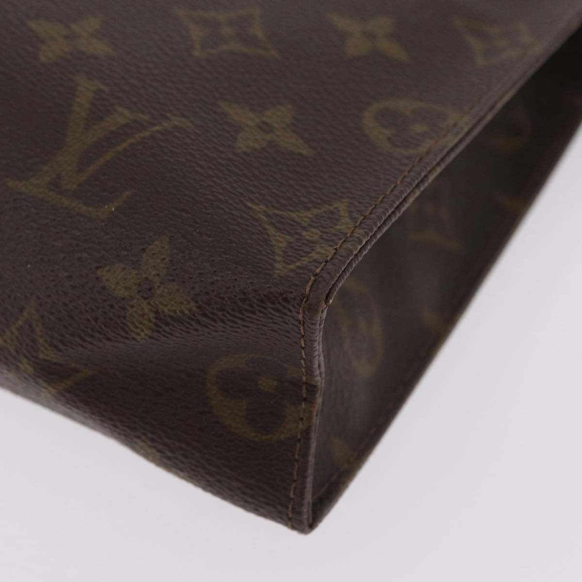 LOUIS VUITTON Monogram Poche Toilette 26 Pouch M47542 LV Auth 206769