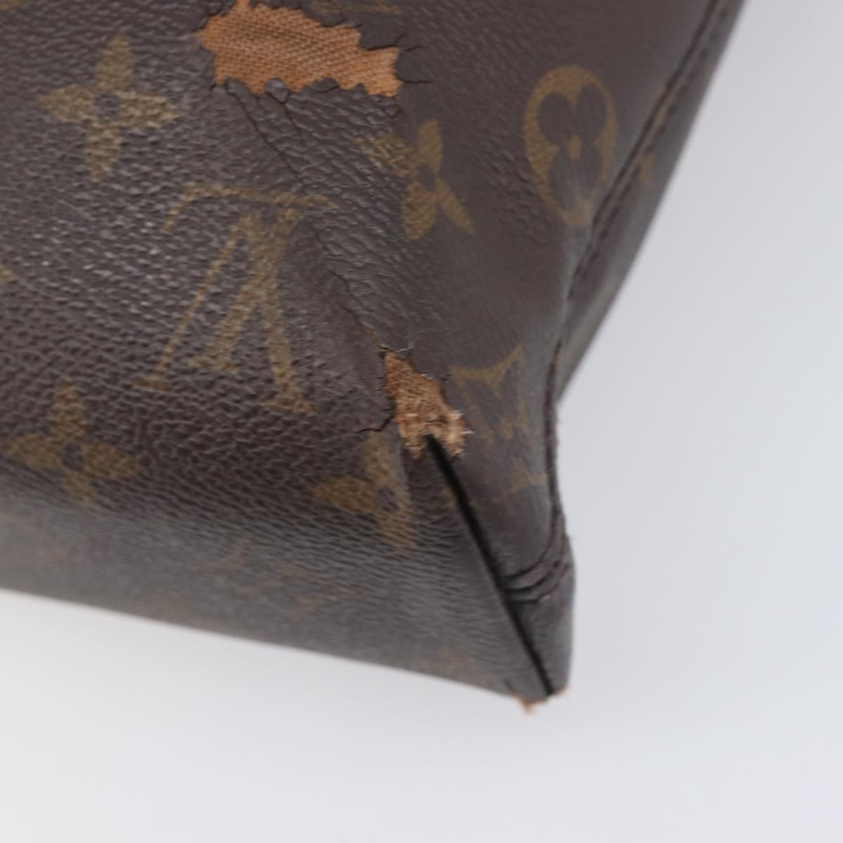 LOUIS VUITTON Monogram Macassar Porte DocumentsJules Black M54019 LV Auth 206772