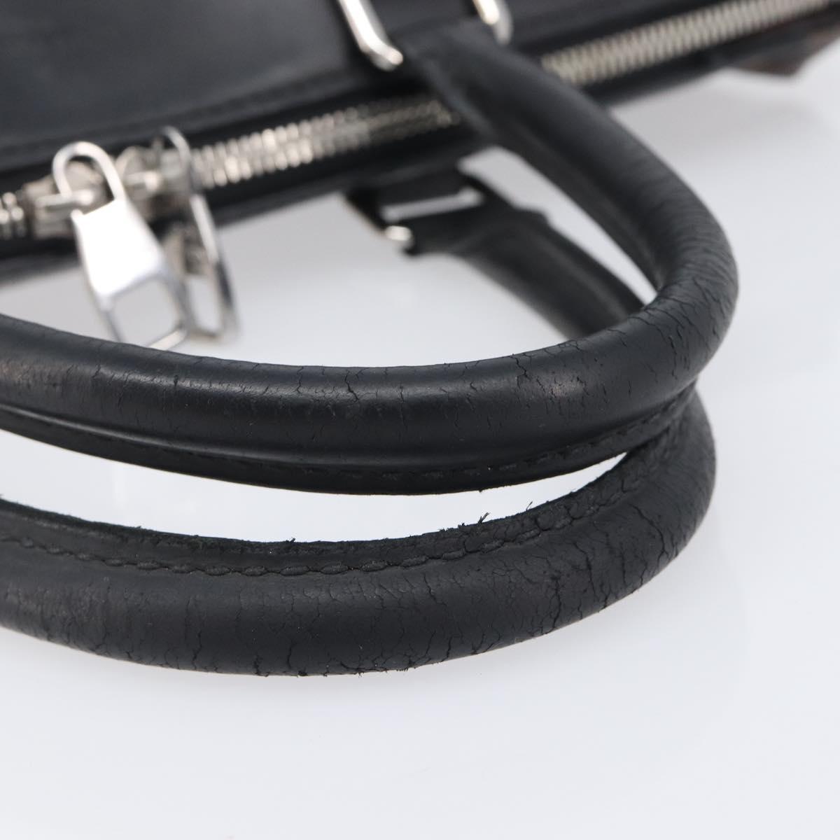 LOUIS VUITTON Monogram Macassar Porte DocumentsJules Black M54019 LV Auth 206772