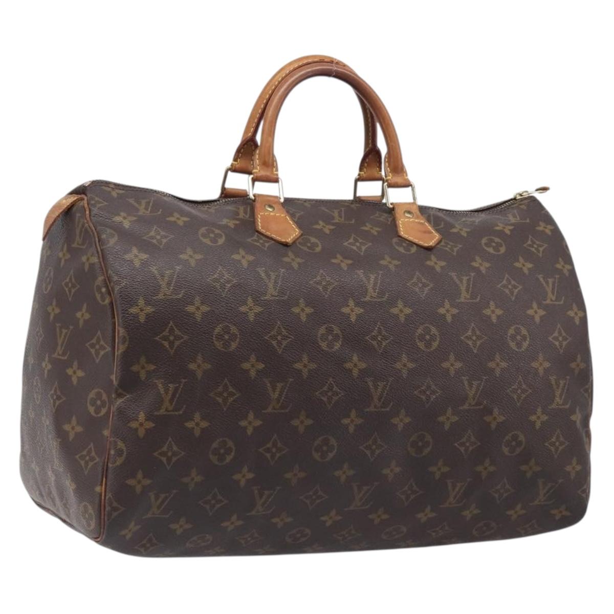LOUIS VUITTON Monogram Speedy 40 Hand Bag M41522 LV Auth 206777