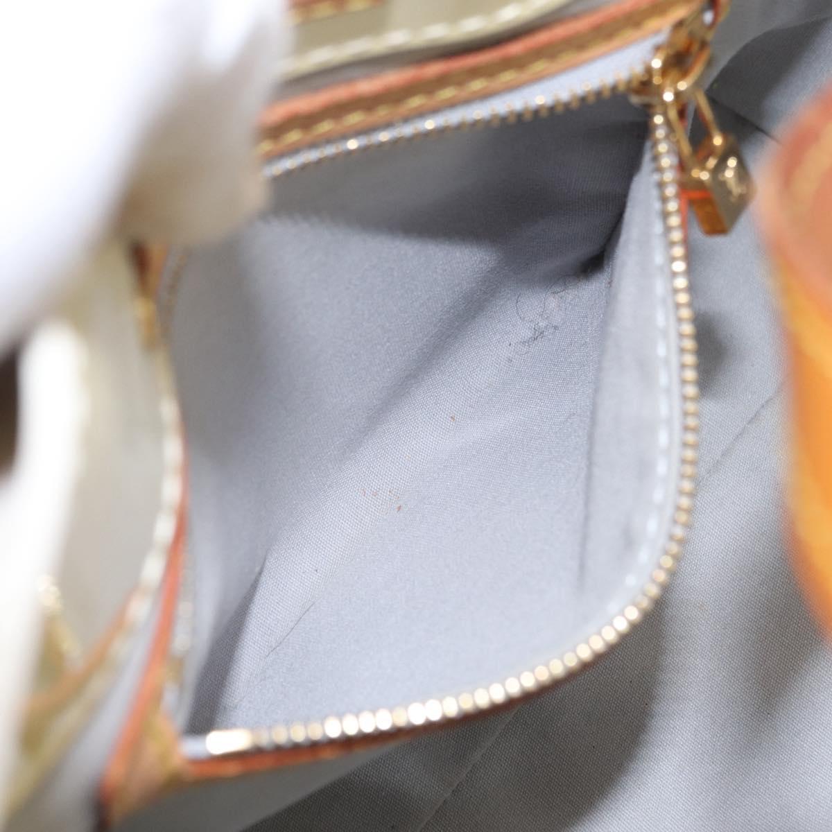 LOUIS VUITTON Monogram Vernis Reade PM Hand Bag Perle M91336 LV Auth 206781A
