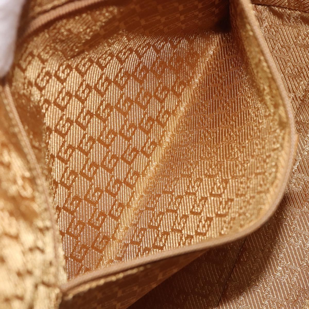 GUCCI Shoulder Bag Suede Pink Gold 001 3386 1705 Auth 206783A