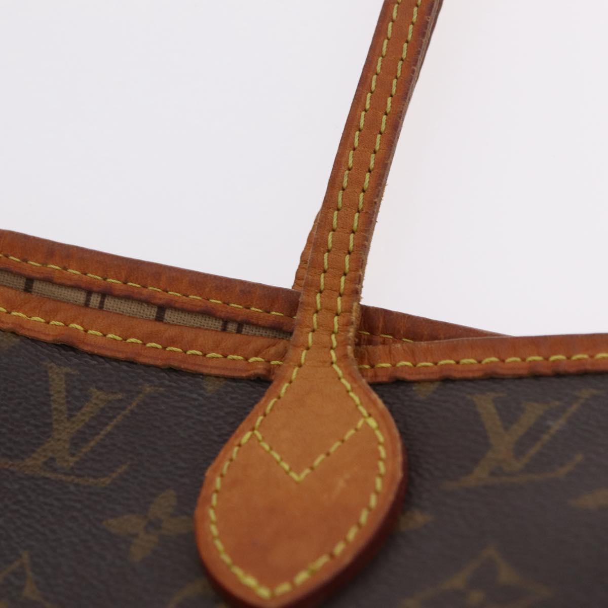 LOUIS VUITTON Monogram Neverfull MM Tote Bag M40156 LV Auth 206800A