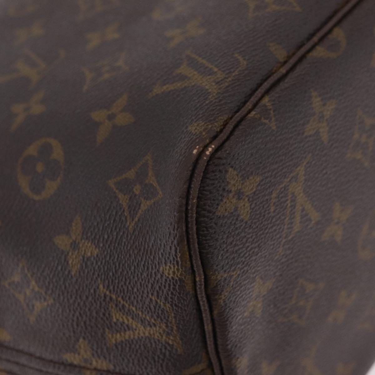 LOUIS VUITTON Monogram Neverfull MM Tote Bag M40156 LV Auth 206800A