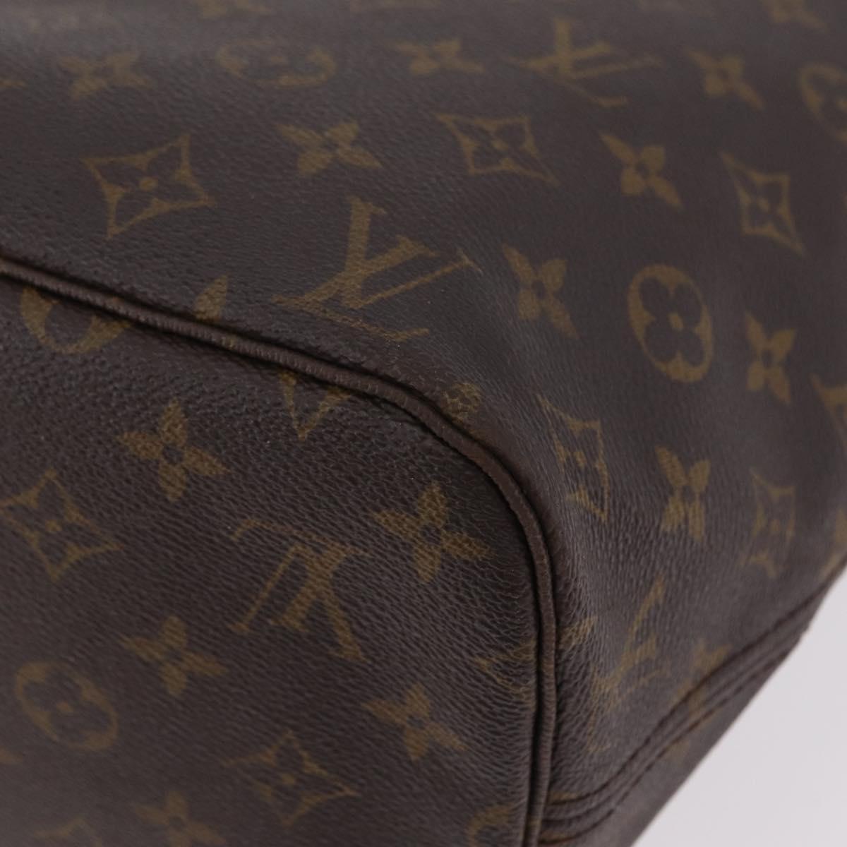 LOUIS VUITTON Monogram Neverfull MM Tote Bag M40156 LV Auth 206800A