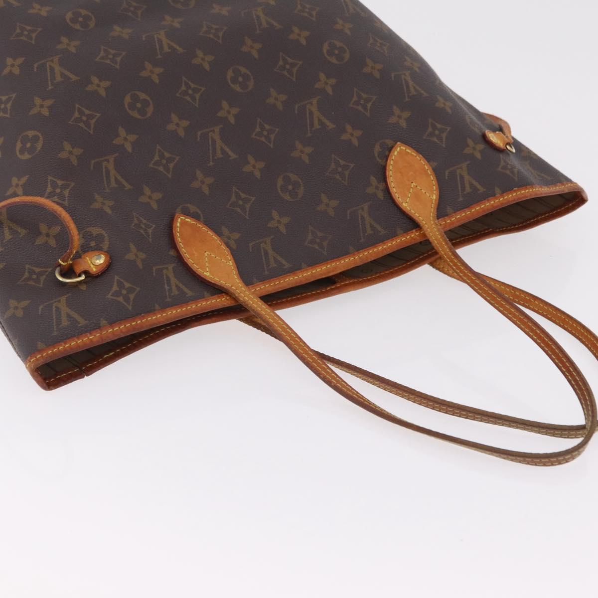 LOUIS VUITTON Monogram Neverfull MM Tote Bag M40156 LV Auth 206800A