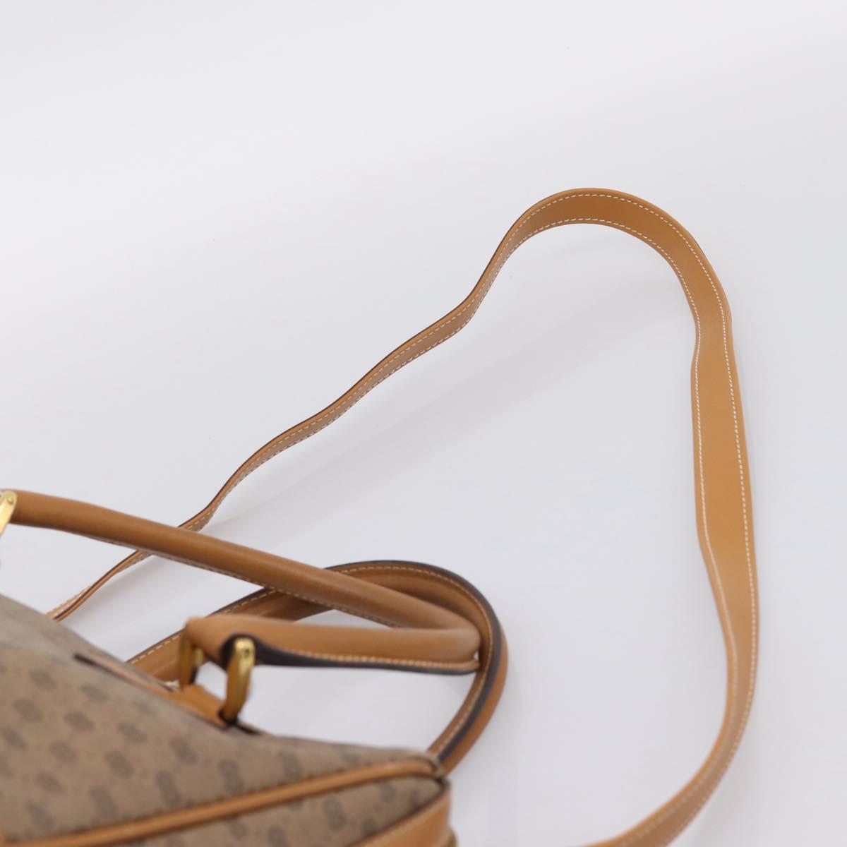 GUCCI Micro GG Supreme Hand Bag PVC 2way Beige Gold 002 122 0033 Auth 206806