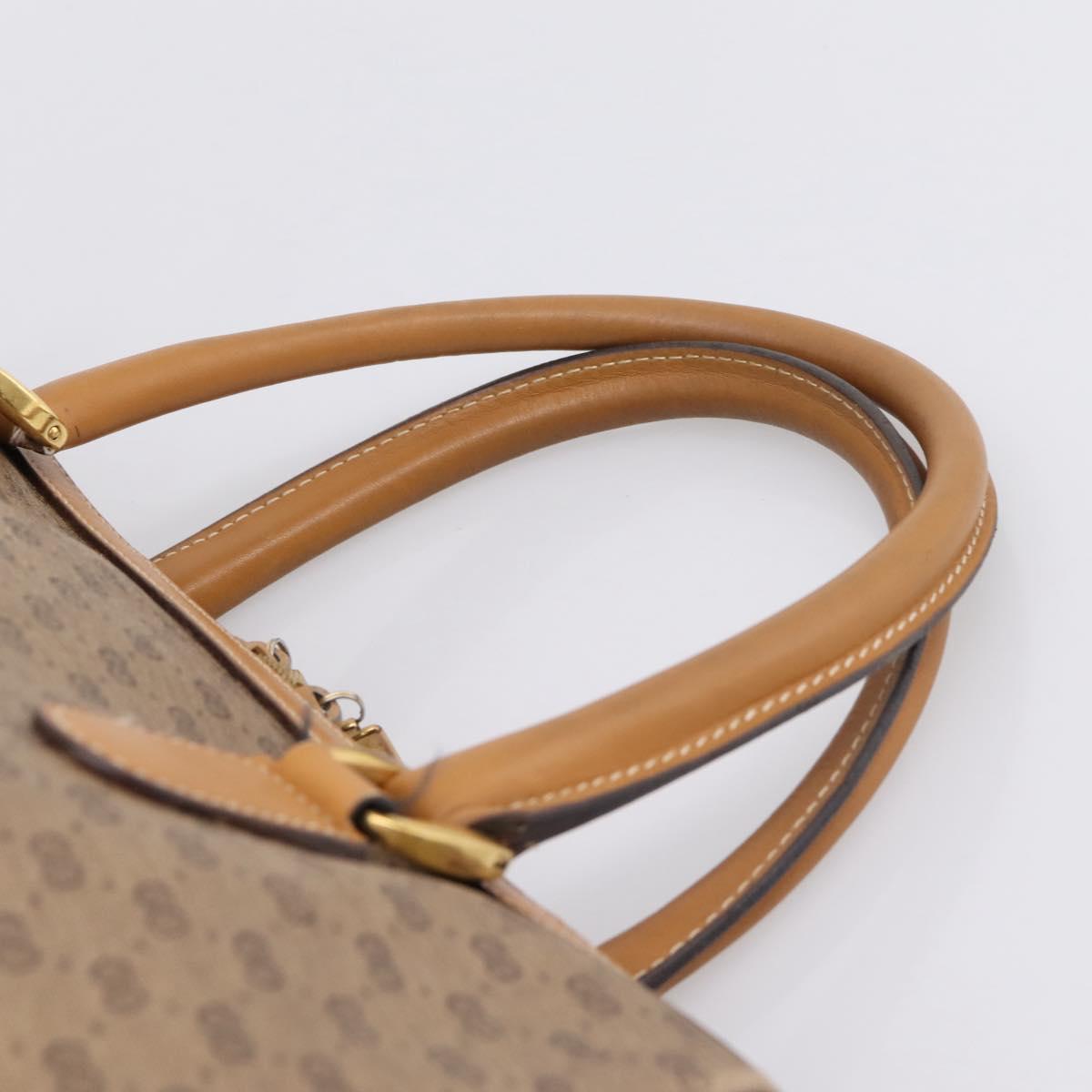 GUCCI Micro GG Supreme Hand Bag PVC 2way Beige Gold 002 122 0033 Auth 206806