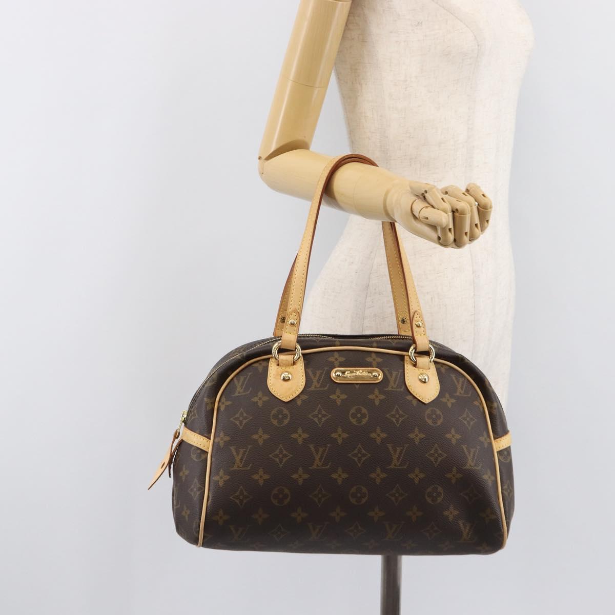 LOUIS VUITTON Monogram Montorgueil PM Hand Bag M95565 LV Auth 206807V