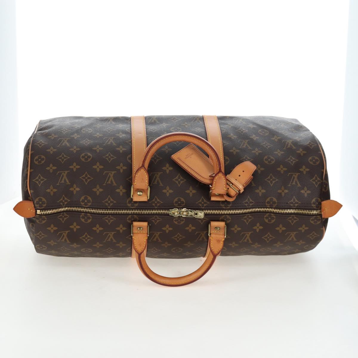 LOUIS VUITTON Monogram Keepall 50 Boston Bag M41426 LV Auth 206808V