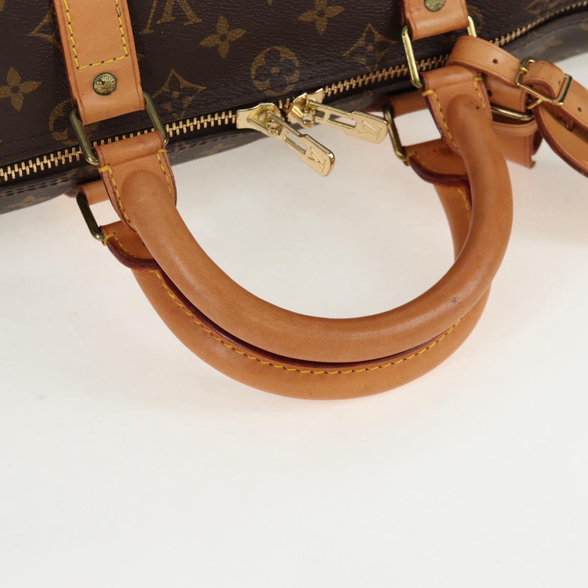 LOUIS VUITTON Monogram Keepall 50 Boston Bag M41426 LV Auth 206808V