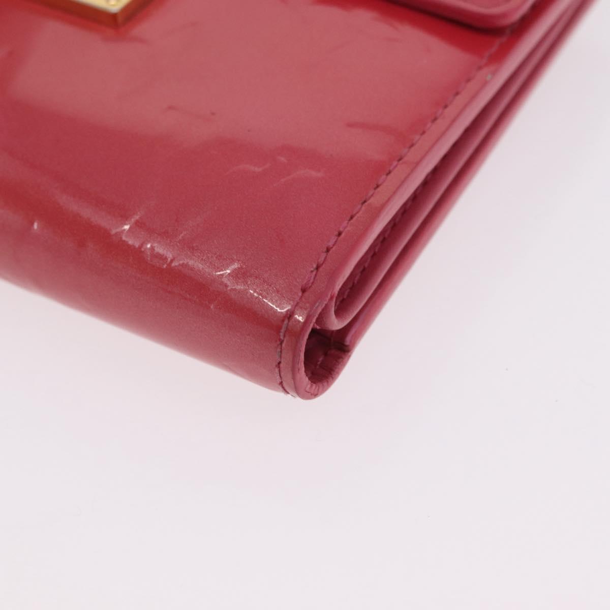 LOUIS VUITTON Vernis Portefeuille Koala Wallet Fran Boise M9142F LV Auth 206814