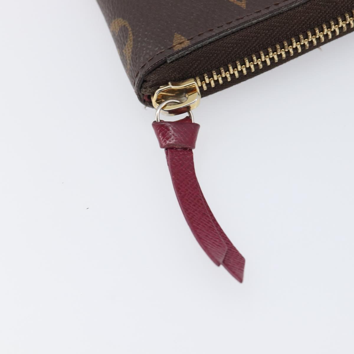LOUIS VUITTON Monogram Portefeuille Clemence Long Wallet M60742 LV Auth 206815
