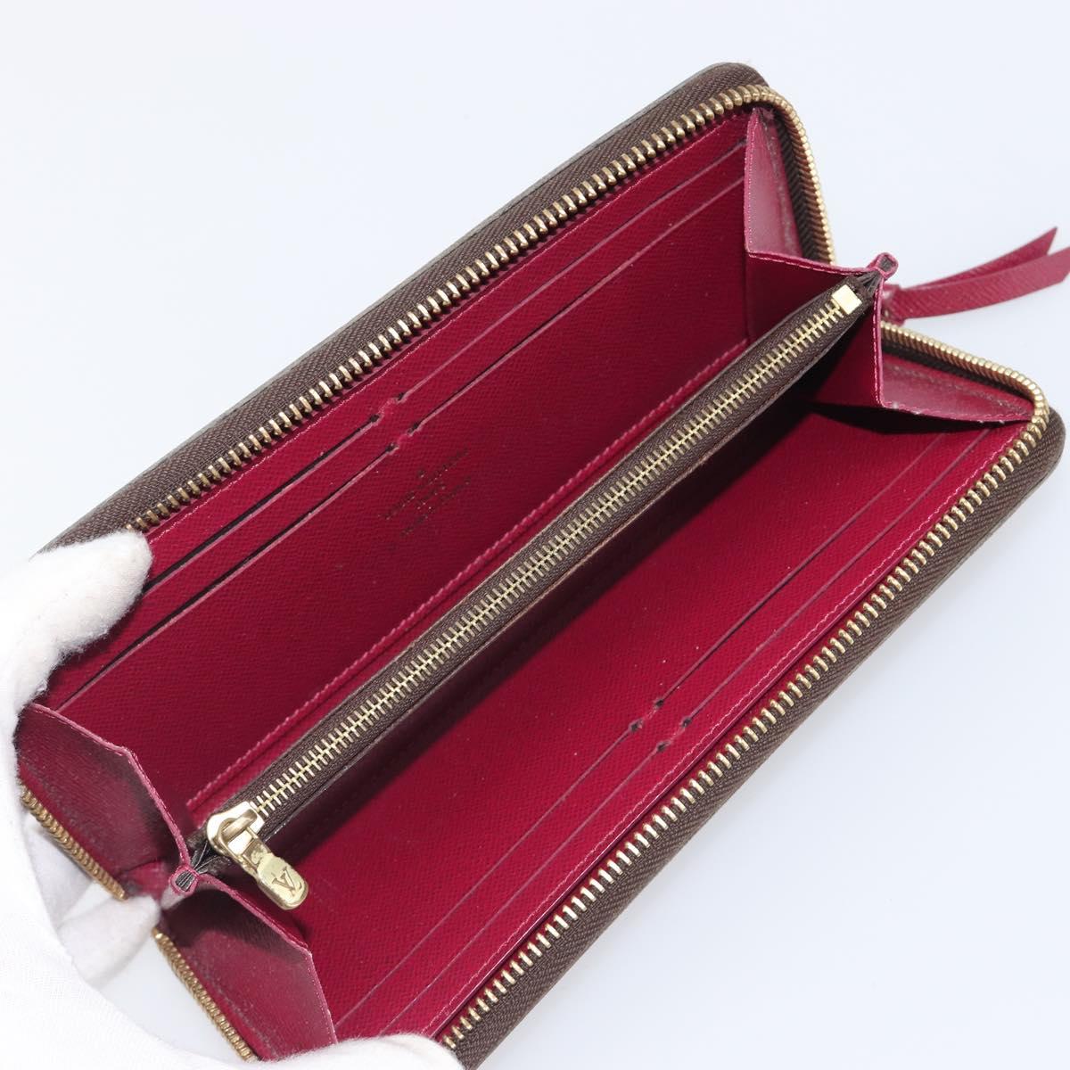 LOUIS VUITTON Monogram Portefeuille Clemence Long Wallet M60742 LV Auth 206815