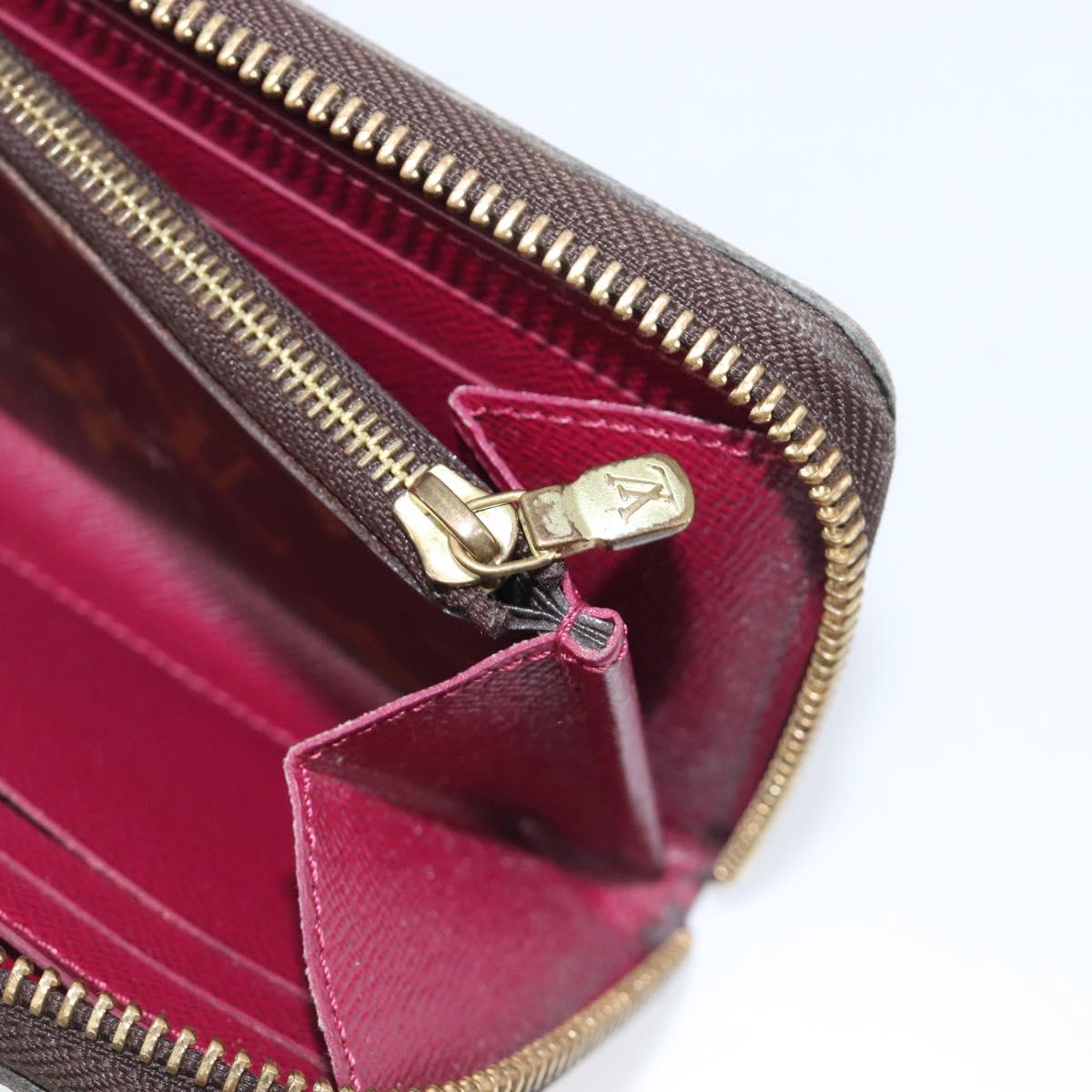 LOUIS VUITTON Monogram Portefeuille Clemence Long Wallet M60742 LV Auth 206815