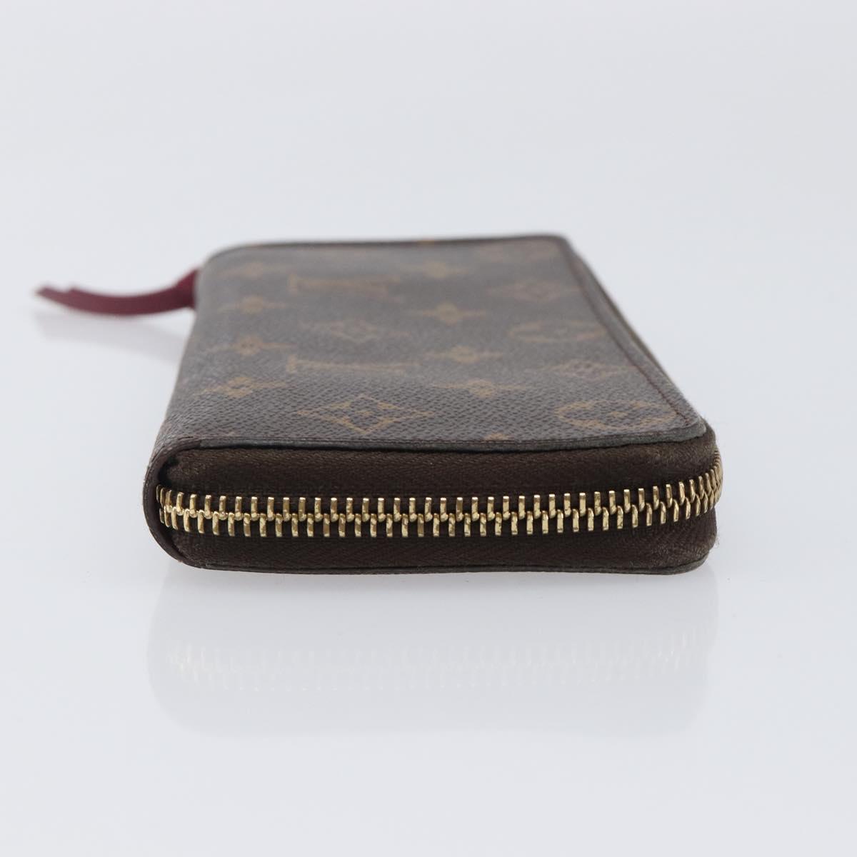 LOUIS VUITTON Monogram Portefeuille Clemence Long Wallet M60742 LV Auth 206815