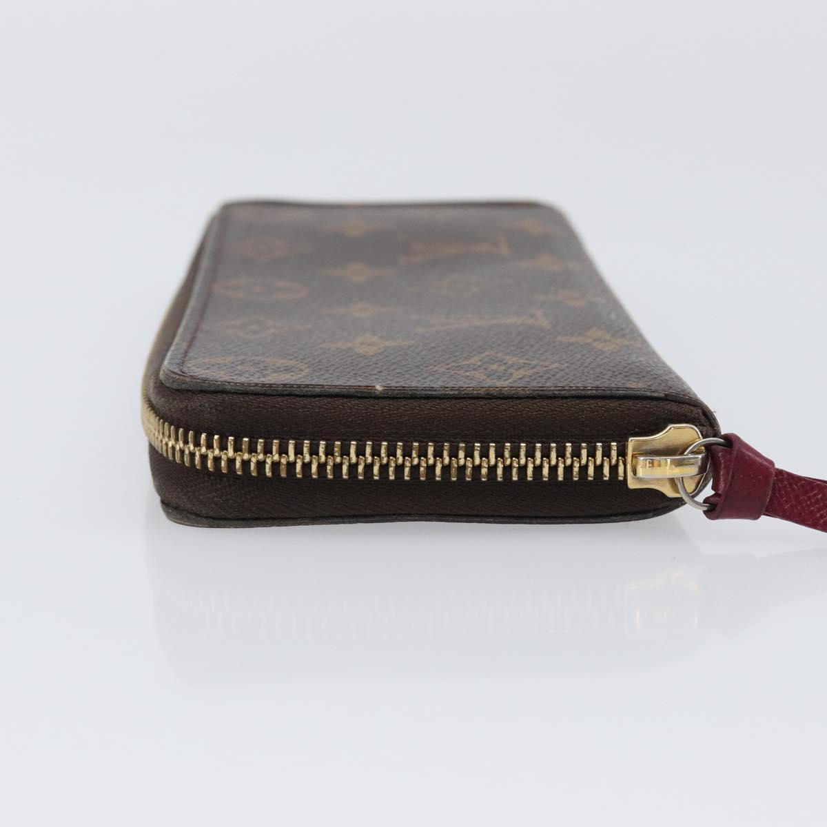 LOUIS VUITTON Monogram Portefeuille Clemence Long Wallet M60742 LV Auth 206815