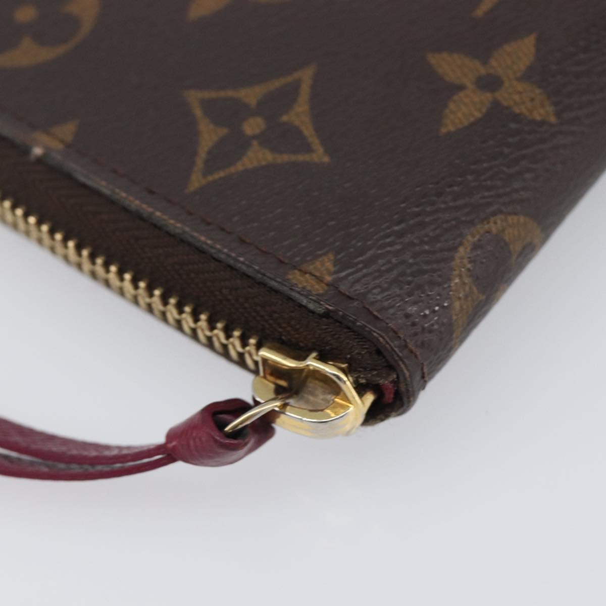 LOUIS VUITTON Monogram Portefeuille Clemence Long Wallet M60742 LV Auth 206815
