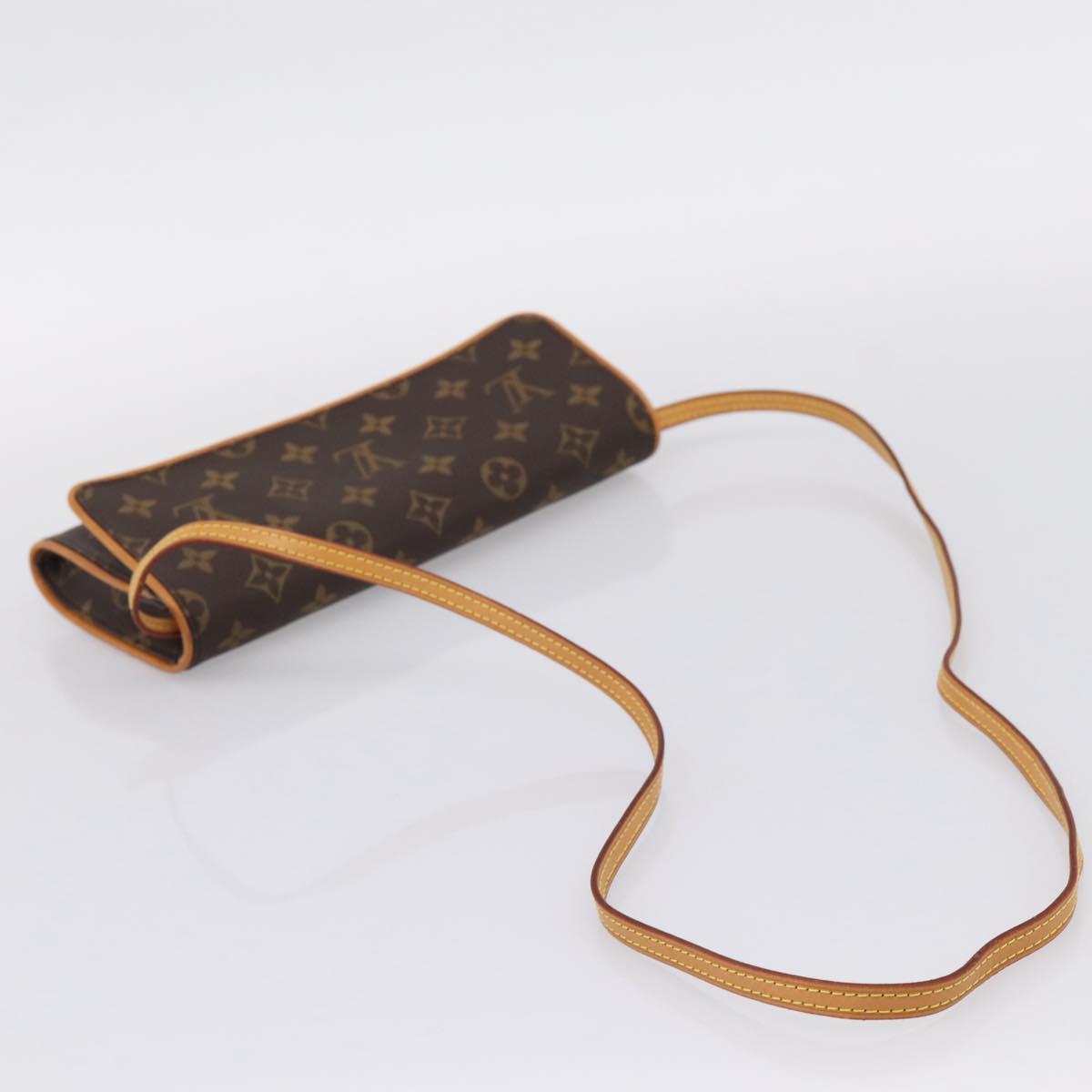 LOUIS VUITTON Monogram Pochette Twin GM Shoulder Bag M51852 LV Auth 206816V