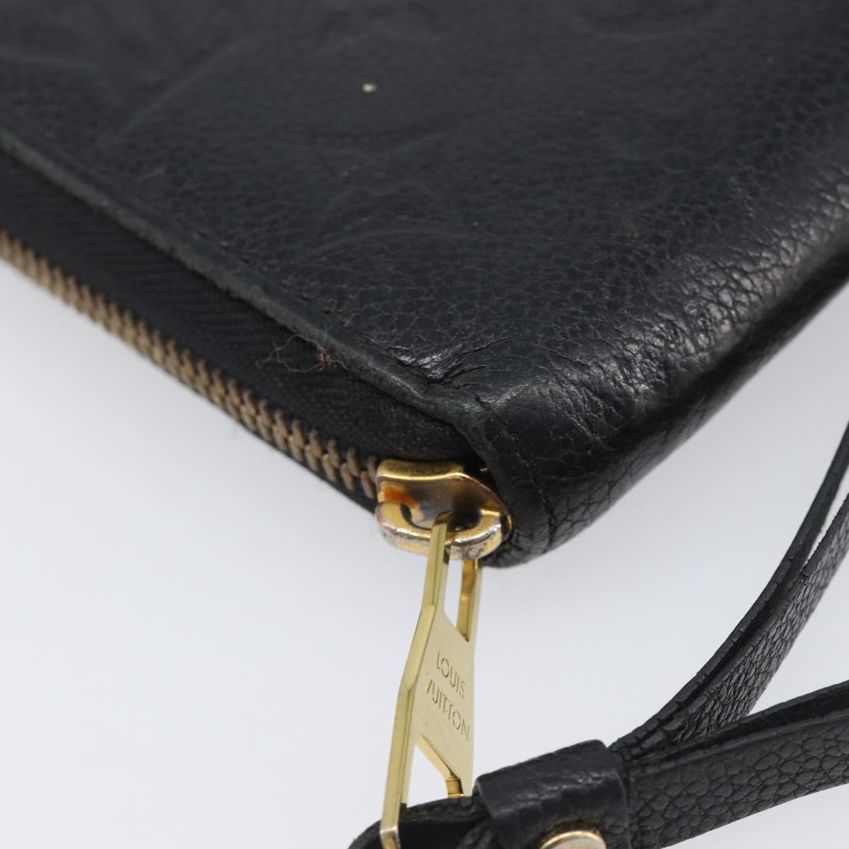 LOUIS VUITTON Monogram Empreinte Zippy Wallet Long Wallet M61864 LV Auth 206817