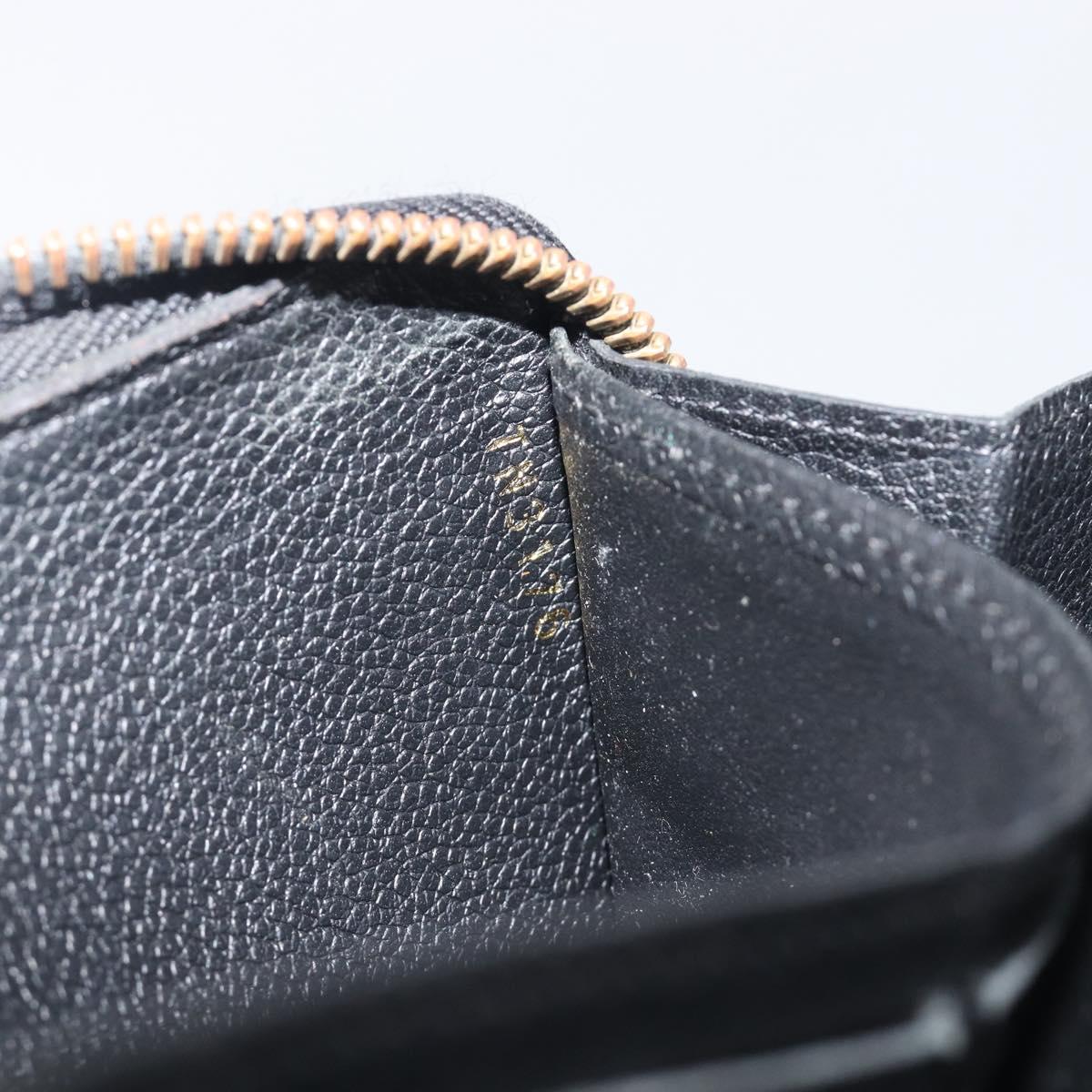 LOUIS VUITTON Monogram Empreinte Zippy Wallet Long Wallet M61864 LV Auth 206817
