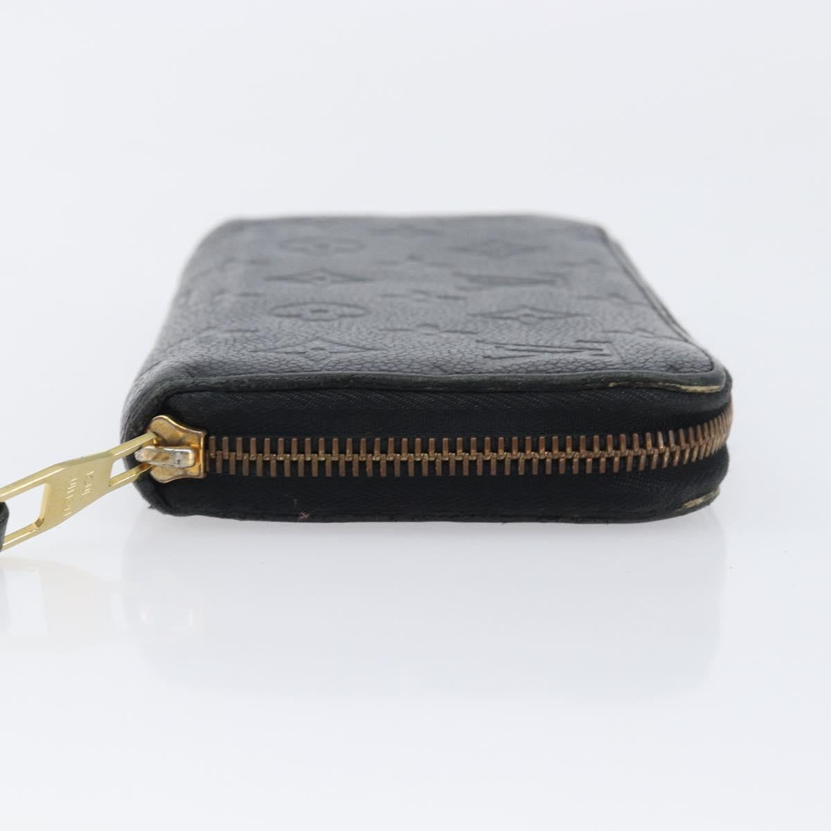 LOUIS VUITTON Monogram Empreinte Zippy Wallet Long Wallet M61864 LV Auth 206817