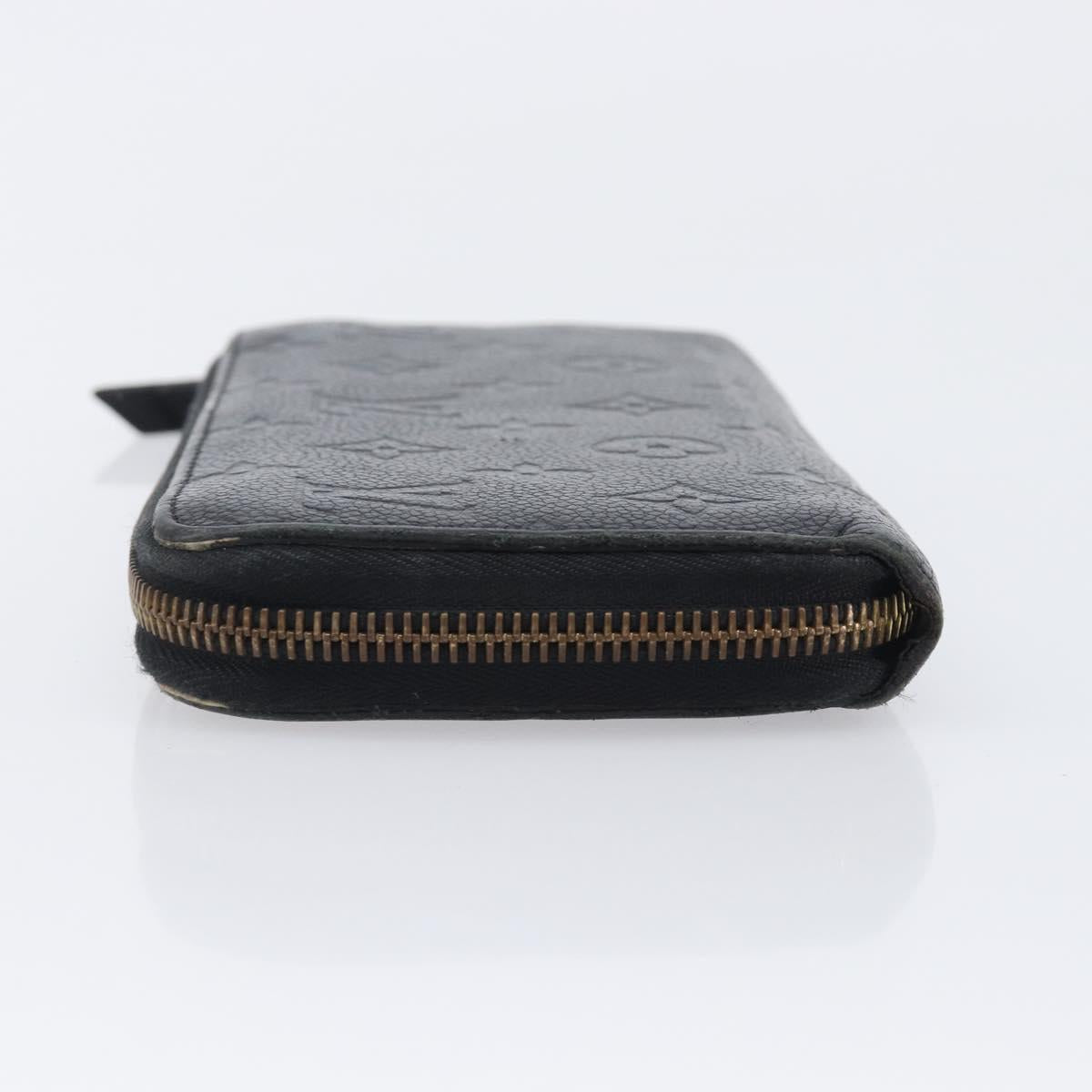 LOUIS VUITTON Monogram Empreinte Zippy Wallet Long Wallet M61864 LV Auth 206817