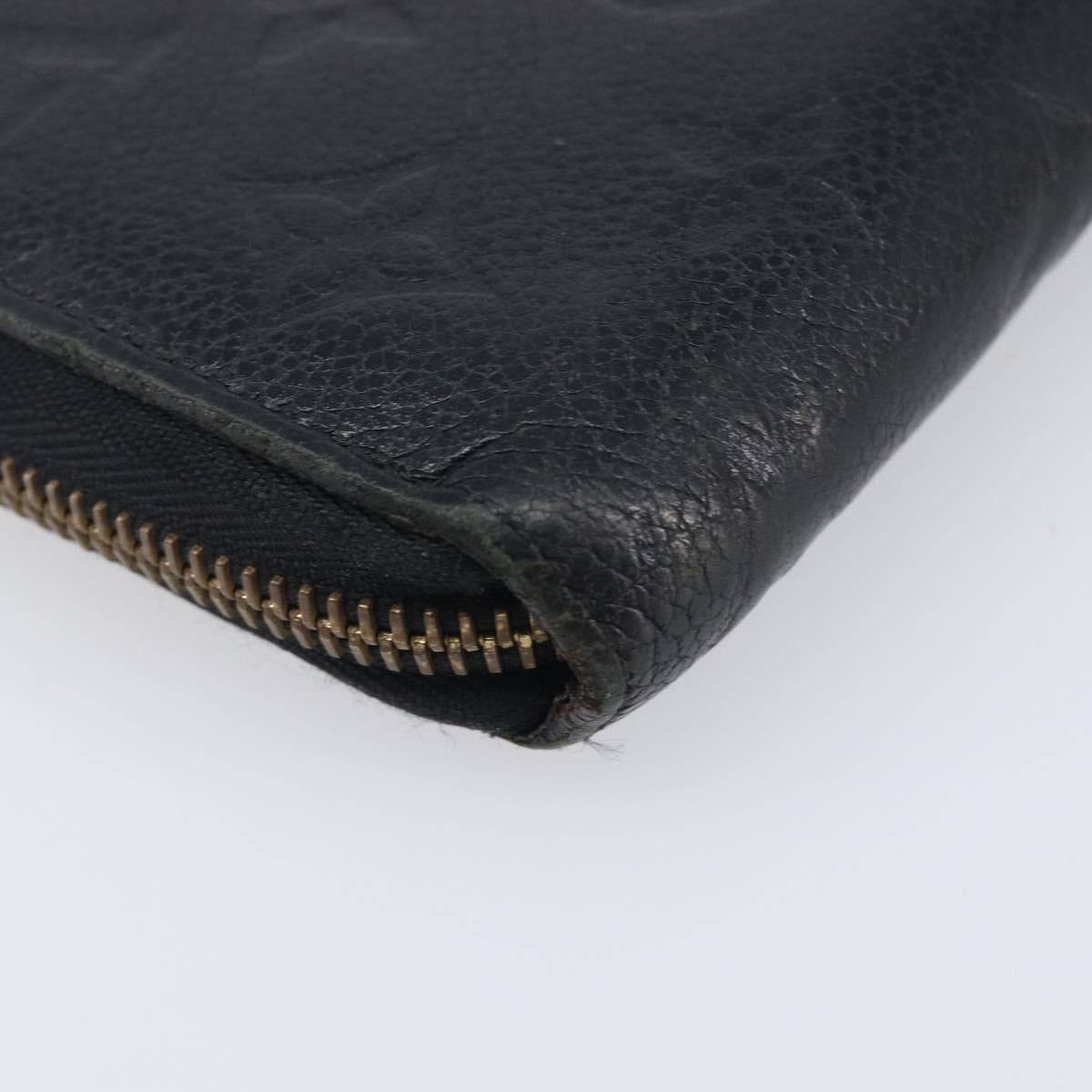 LOUIS VUITTON Monogram Empreinte Zippy Wallet Long Wallet M61864 LV Auth 206817