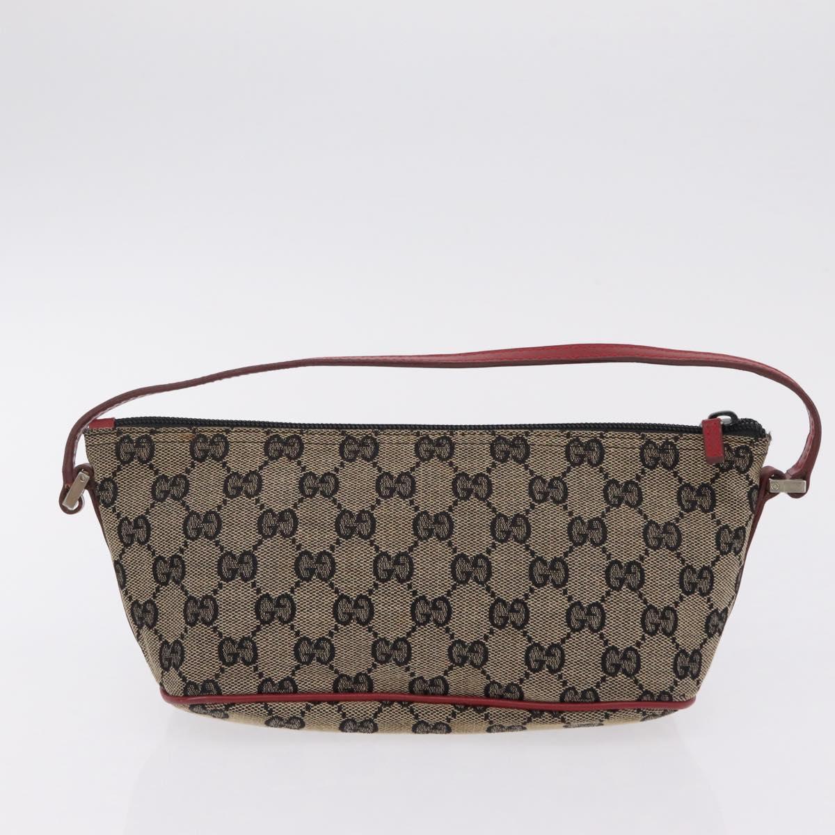 GUCCI GG Supreme GG Canvas Shoulder Bag 3 Set Beige Purple Auth 206847