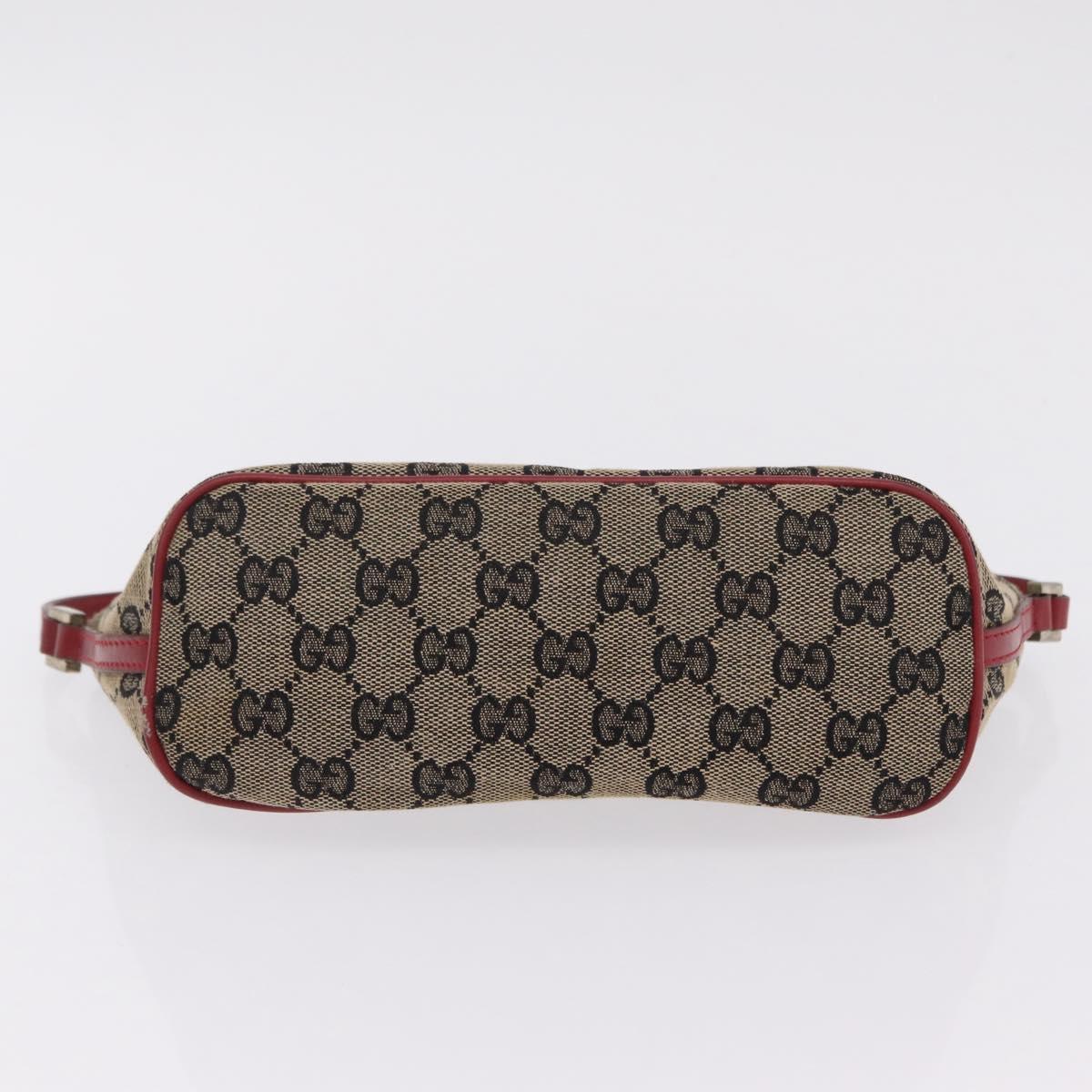 GUCCI GG Supreme GG Canvas Shoulder Bag 3 Set Beige Purple Auth 206847