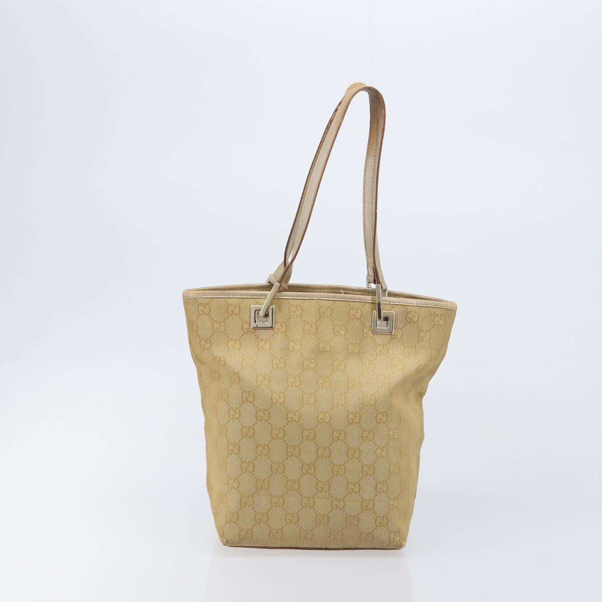 GUCCI GG Canvas Shoulder Bag 2 Set Beige Auth 206848